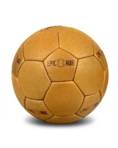 30 Panel Real Leather Coloured Soccer Ball