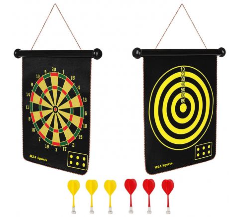 Double Sided Magnetic Fabric Dartboard